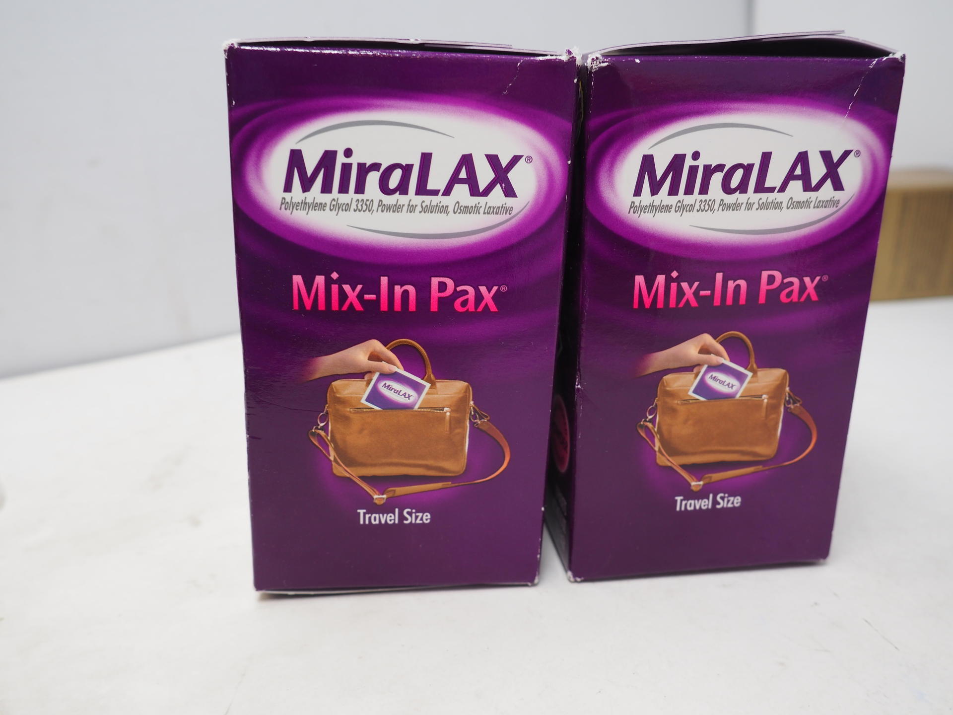 MiraLAX Single Dose Sachets, 10Sachets, 0.5 Ounce, 2 pack, 10 Count