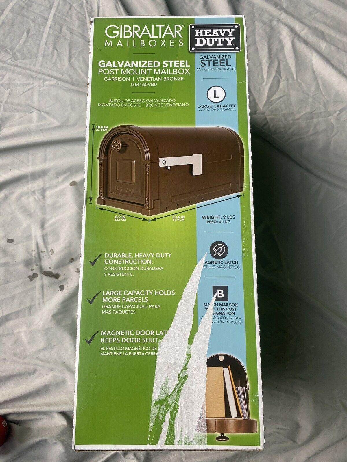 Gibraltar Mailboxes Garrison Large Capacity Galvanized Steel