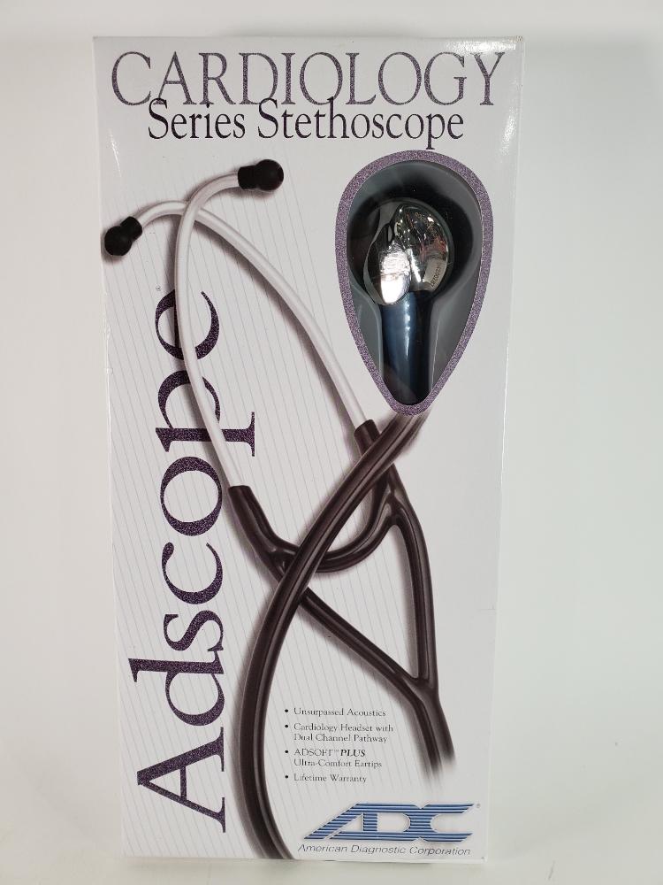 ADC Adscope 600 Platinum Series Cardiology Stethoscope Metallic Ceil