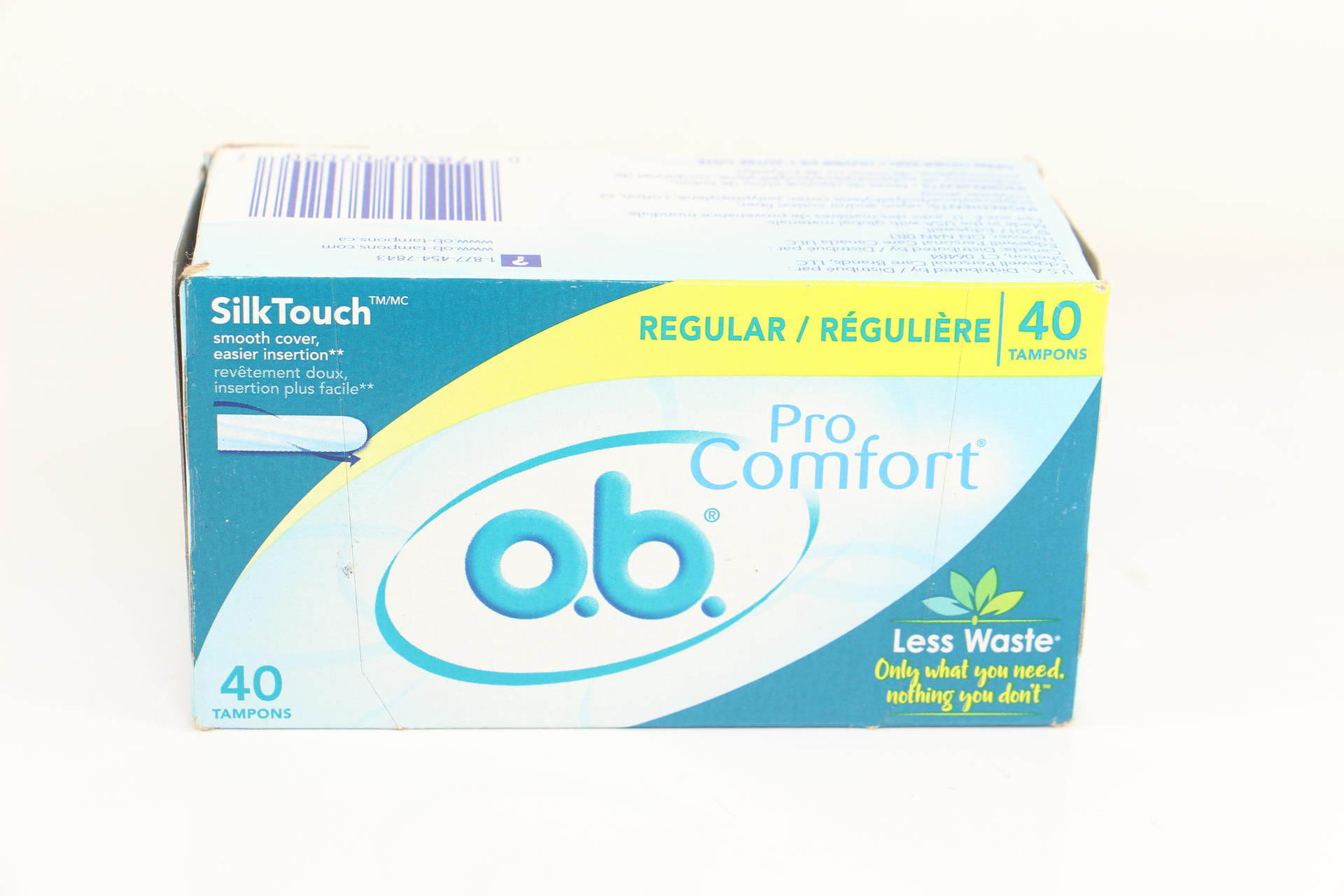 8 PACK OB Pro Comfort Applicator Free Tampons Regular 40 Ct U3A
