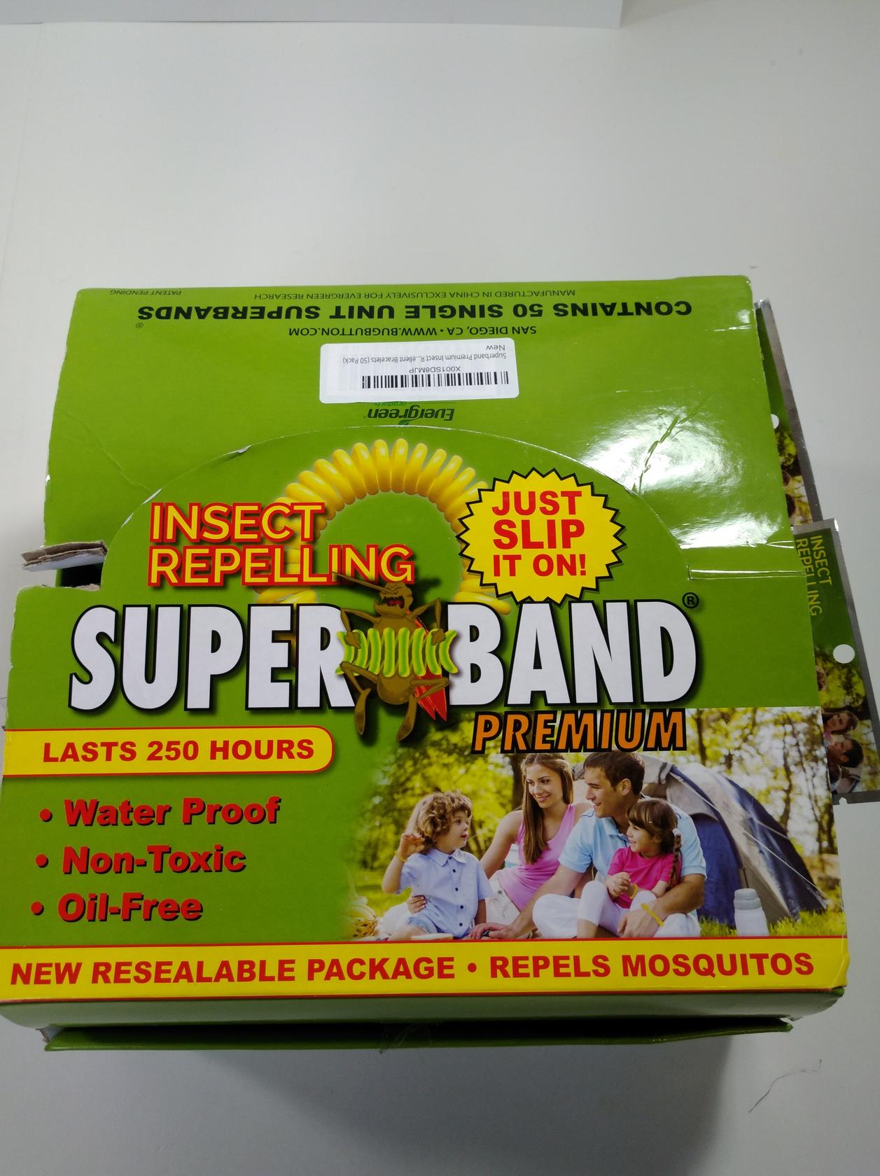 SuperBand Premium Insect Repellent Bracelets (50 Pack) 652435370502 eBay