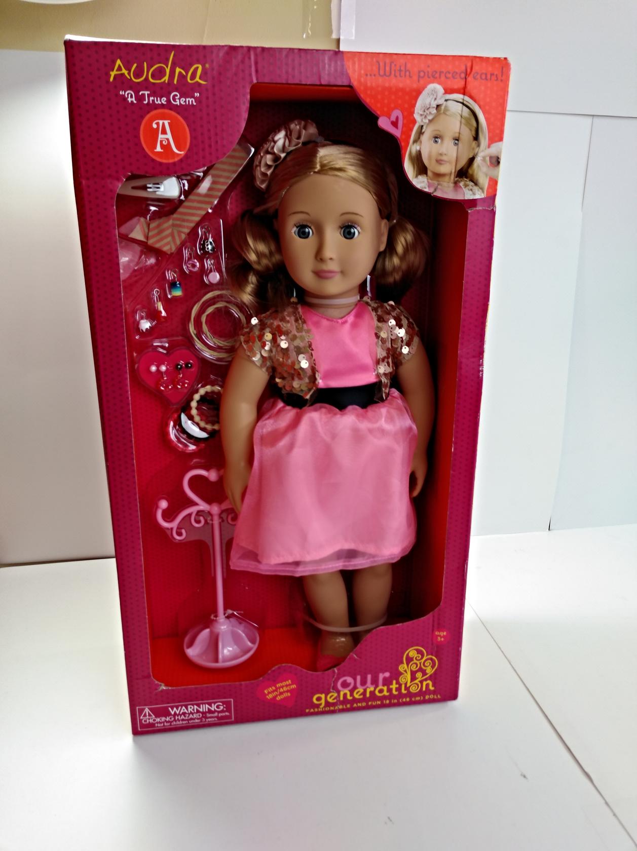 our generation jewellery doll audra