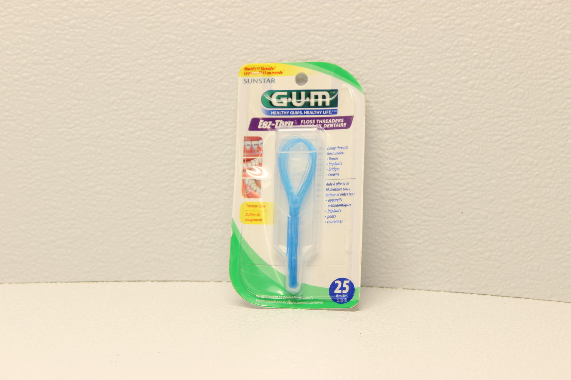 GUM EezThru Floss Threaders 25 Pieces 70942098403 eBay