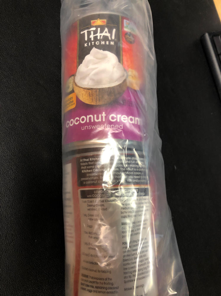 Thai Kitchen Gluten Free Unsweetened Coconut Cream, 13.66 fl oz 2 CANS