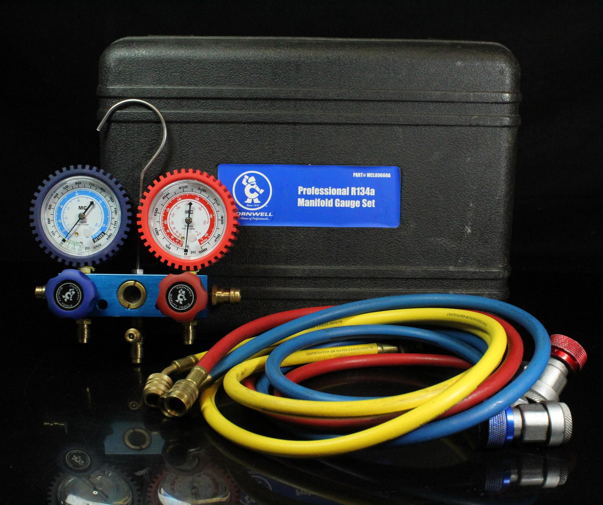 Cornwell Professional R134a Manifold Gauge Set Part MCL89660A eBay