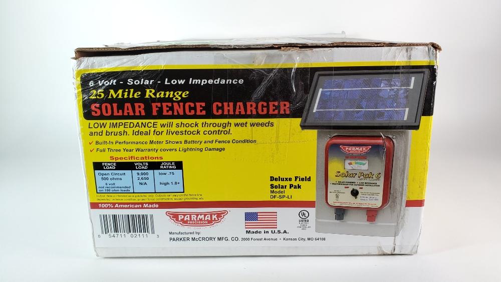 Parmak DF-SP-LI 6-Volt Battery-Operated 25-Mile Electric Fence Charger