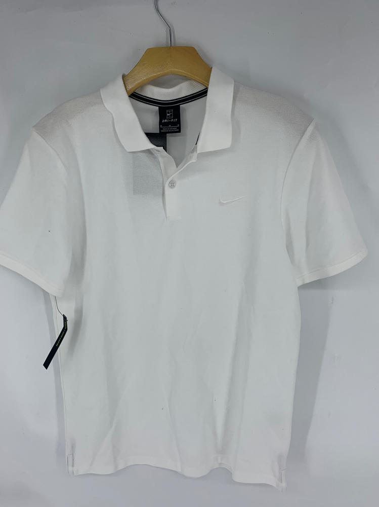 nike court advantage polo white