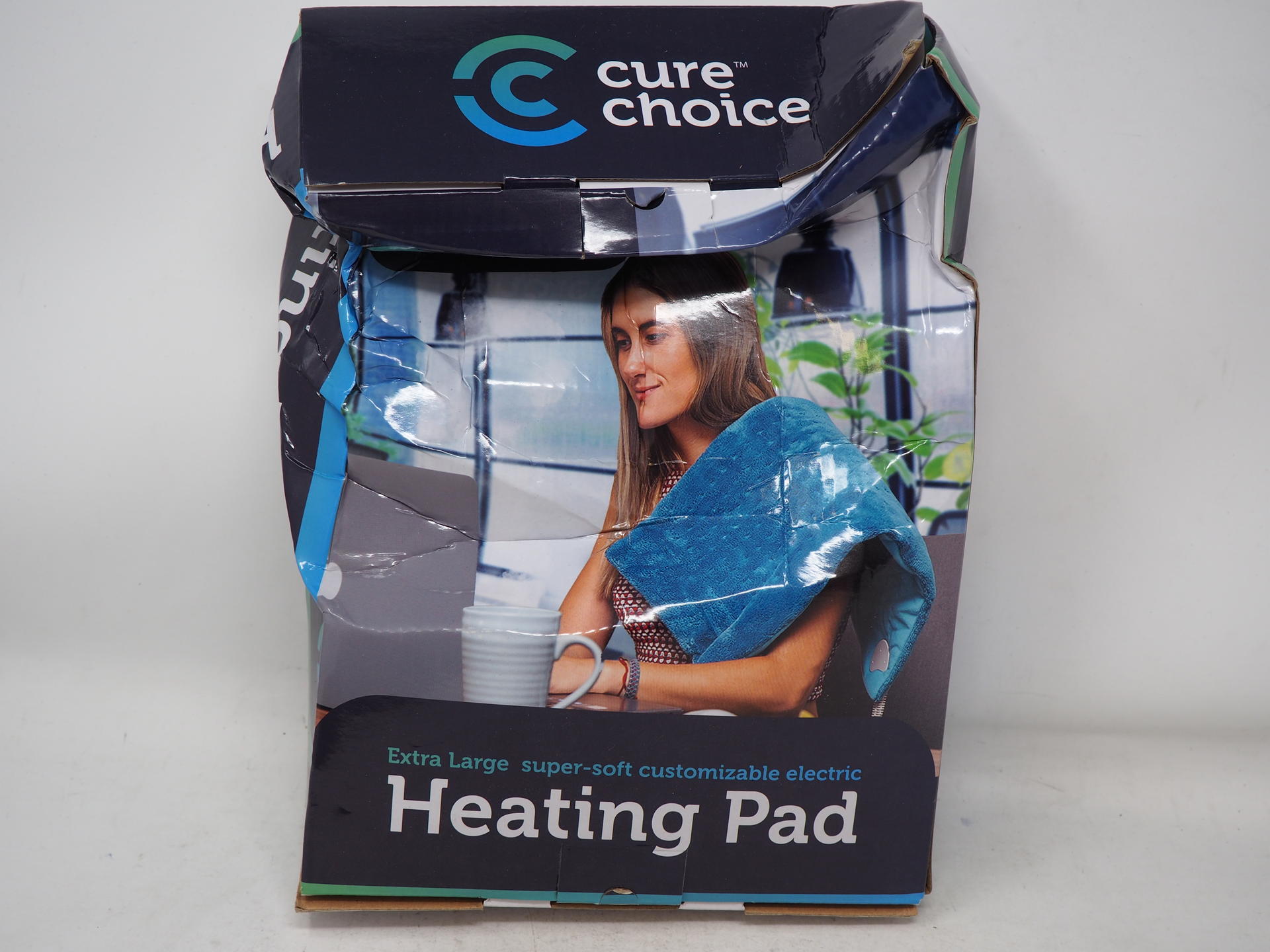 Cure Choice Large Electric Heating Pad for Back Pain Relief eBay