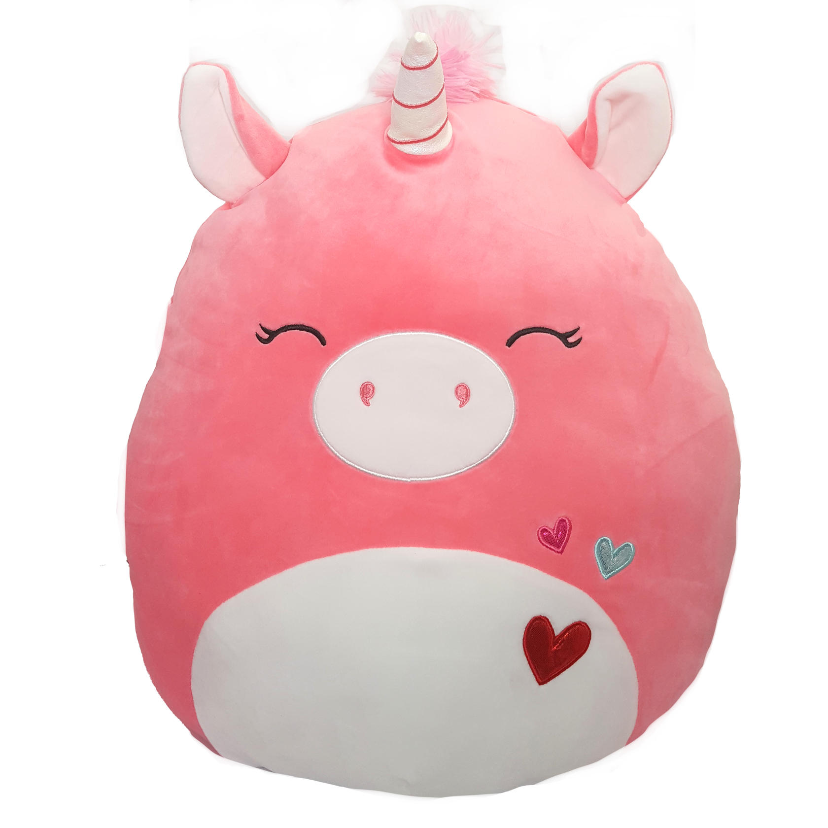 Personalized squishmallows Squishmallows PALOMA Plush Pink Unicorn| Valentines Edition | 18 inch