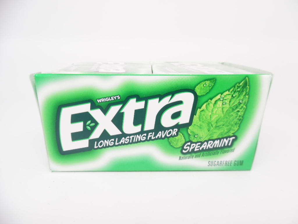 Wrigley's EXTRA Long Lasting Flavor Spearmint Sugarfree ...