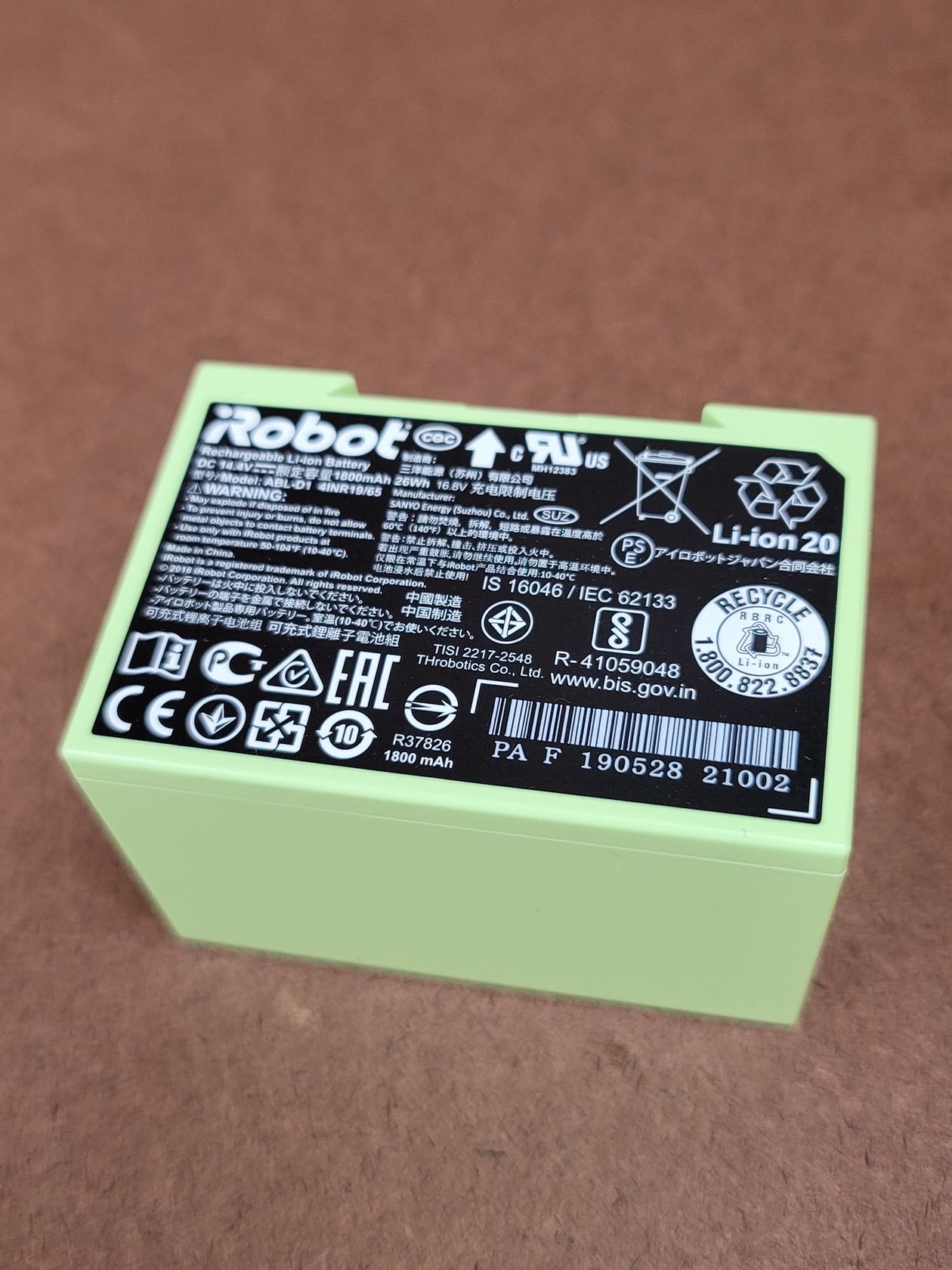 roomba e5 battery replacement