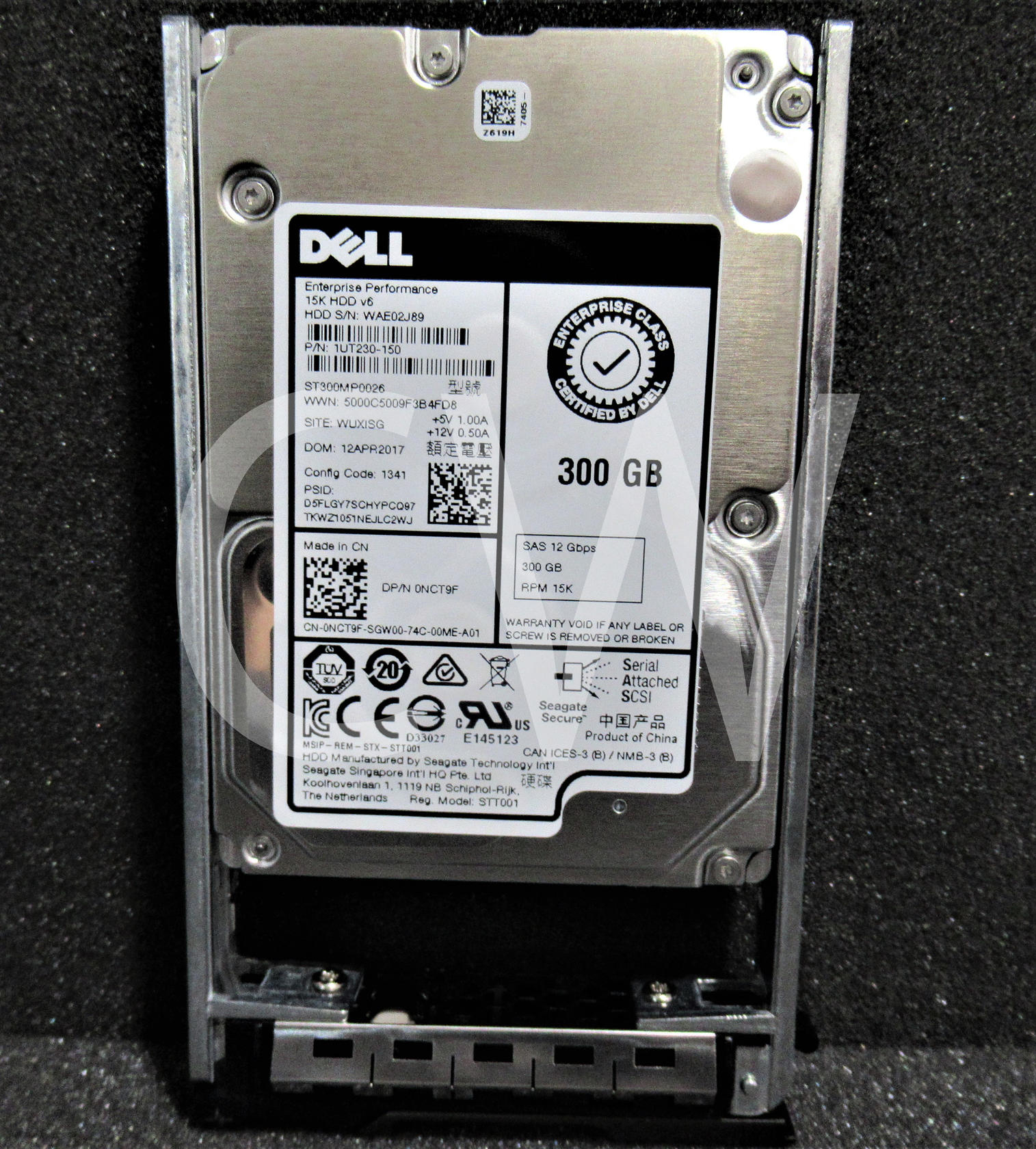 NCT9F 0NCT9F Dell ST300MP0026 300GB 15K RPM 12Gbps 2.5