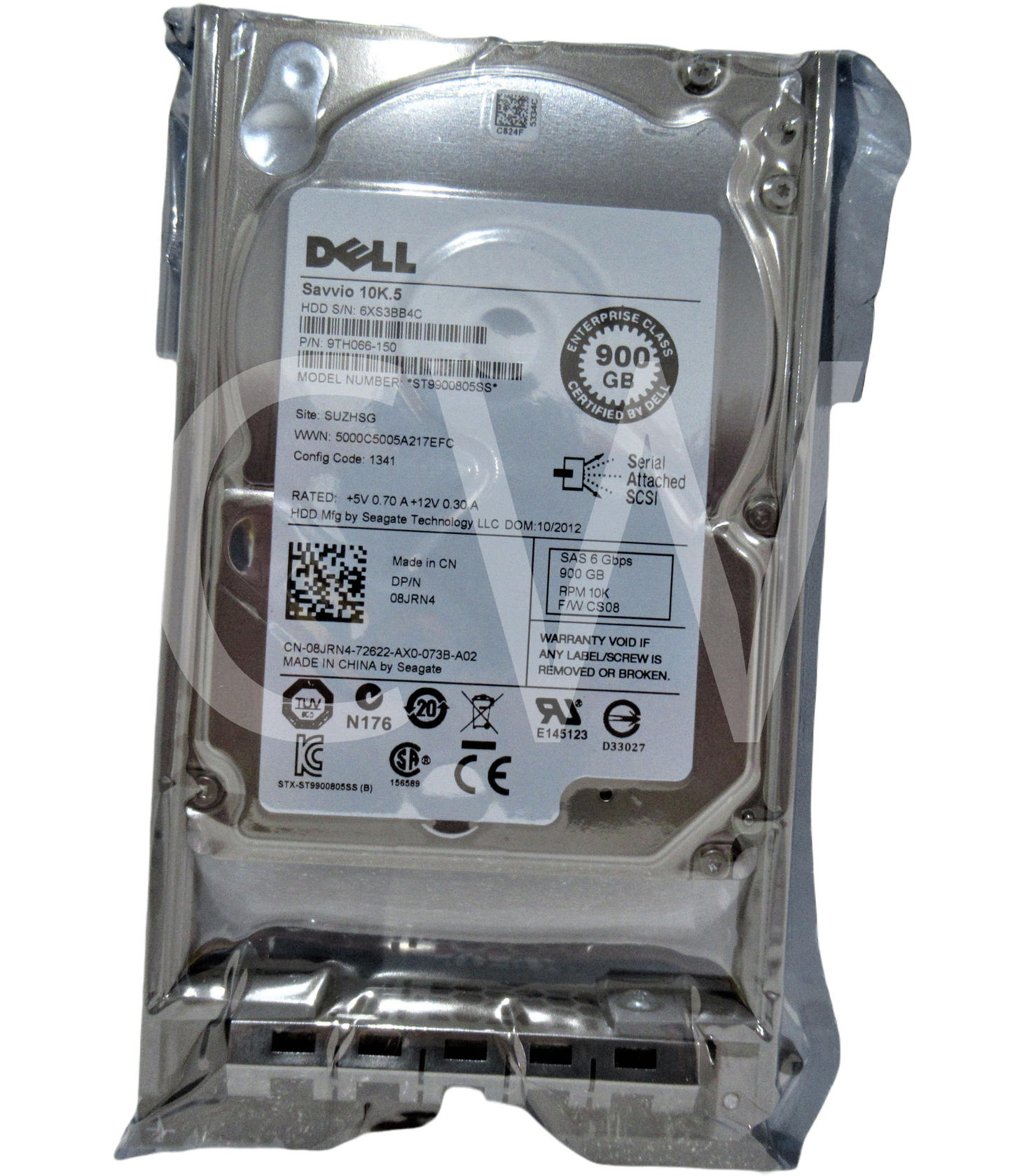 901 HDD 640GB 正常 2.5インチ 10個 まとめ売り 9TH066-150 Dell 8JRN4 900GB 10K RPM 6Gbps 2.5