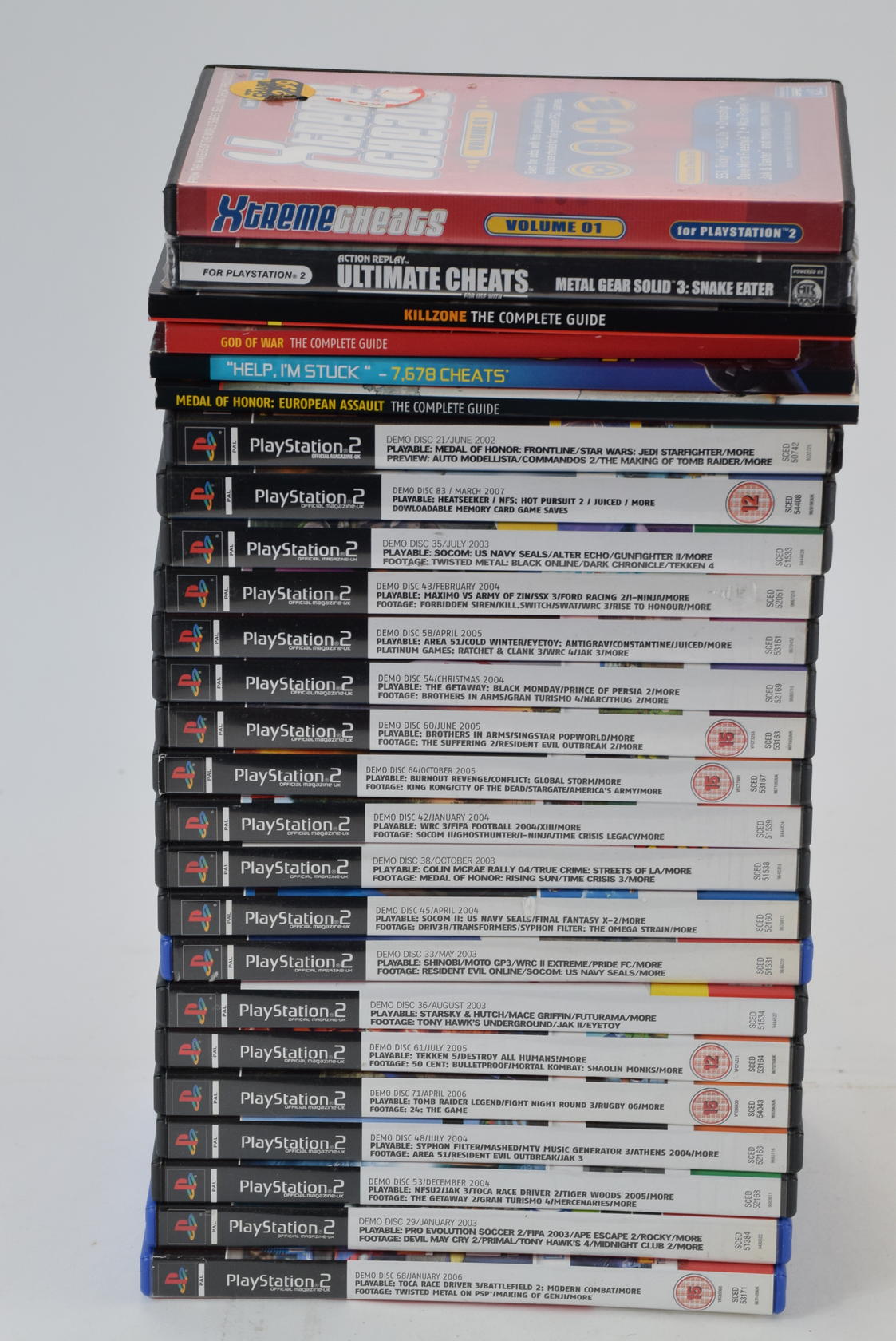 Ps2 Playstatation 2 Magazine Demo Collection Lot Bundle Cheat Books Software Ebay