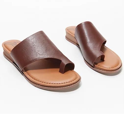 靴 The Sandalman Toe Loop Slide Slip The Sandalman （サンダルマン） TOE LOOP SLIDE WHT × BE SUEDE Slip