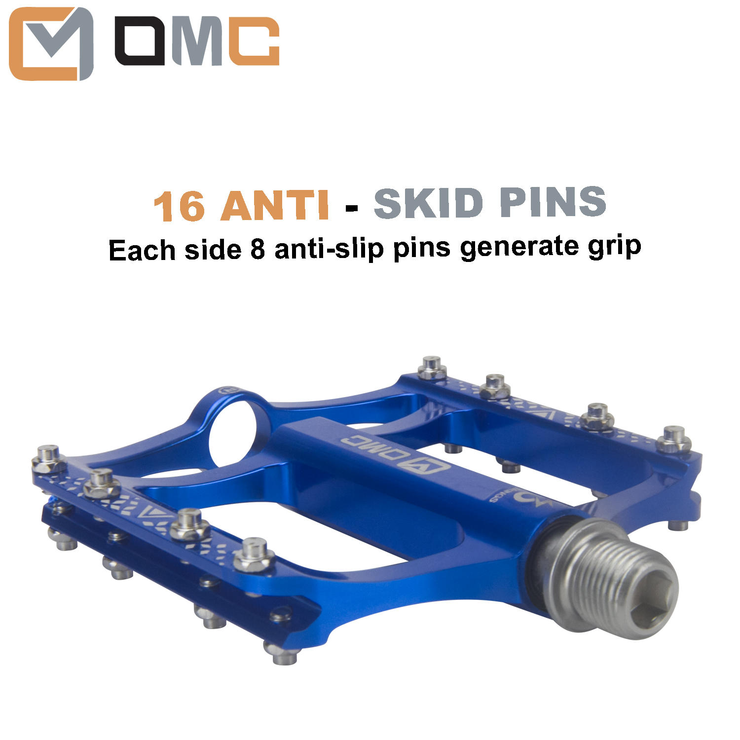 ANSJS Pedali Per Mountain Bike, Piattaforma Piatta Compatibile Con SPD - Foto 4