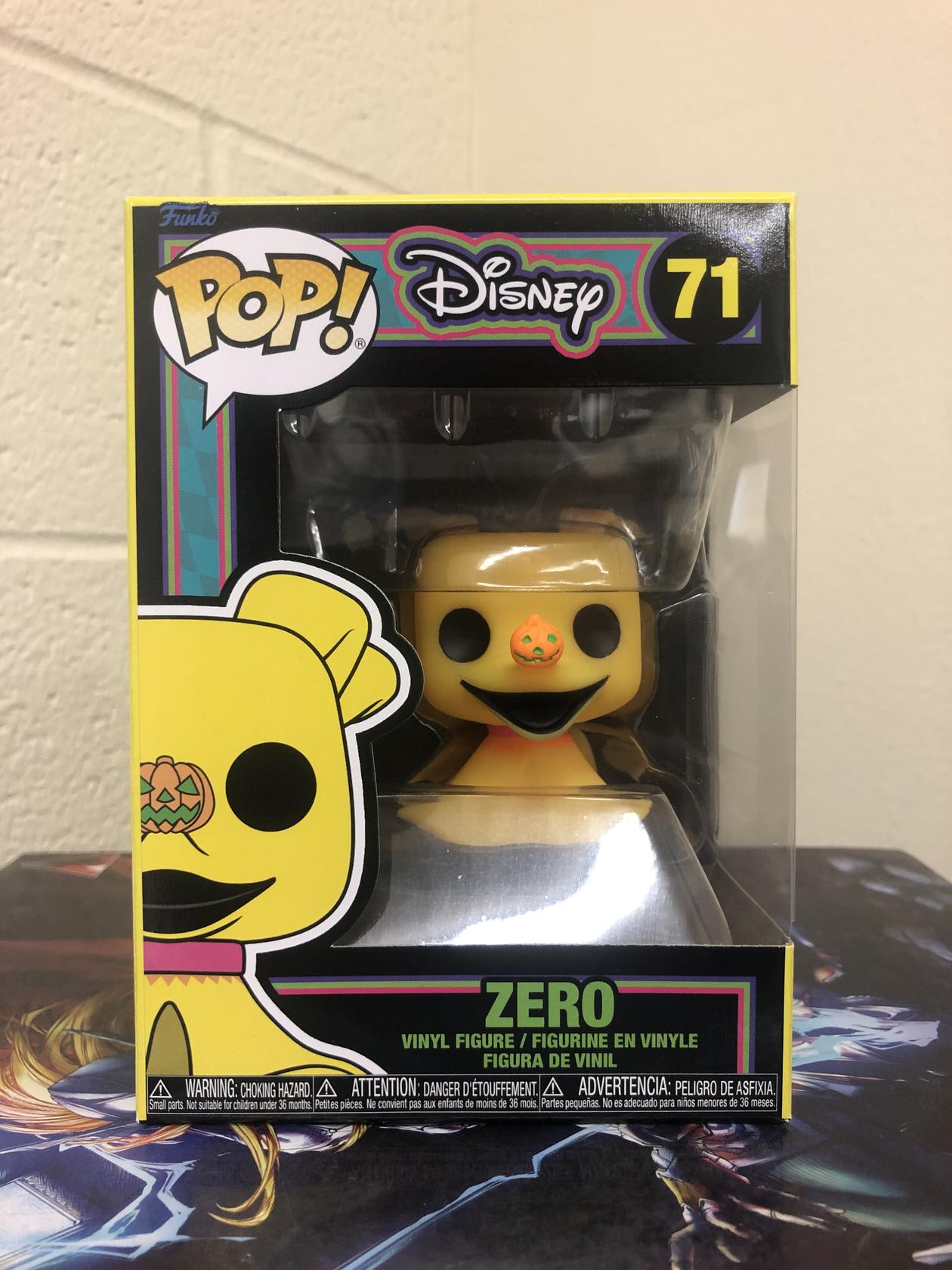 Funko POP! The Nightmare Before Christmas ZERO Blacklight #71 w