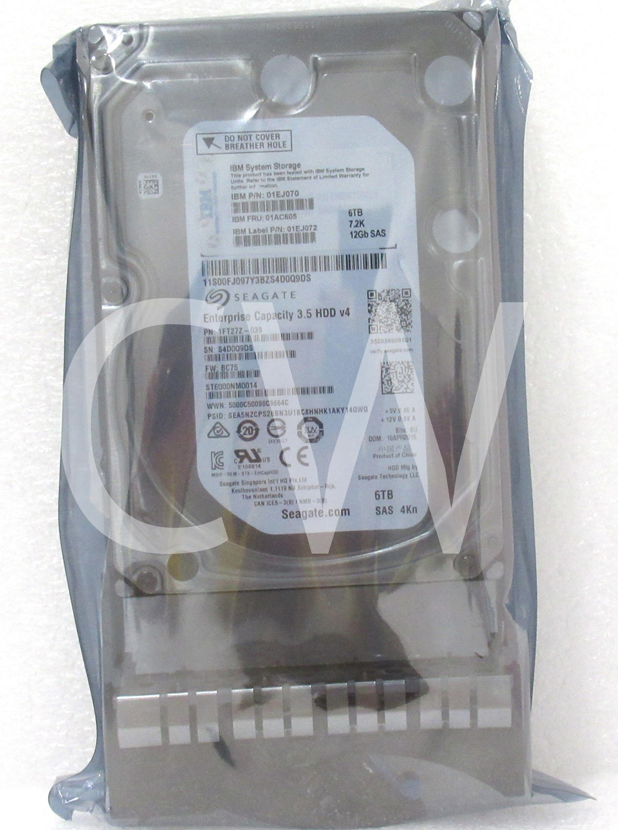 01AC605 01EJ070 01EJ072 IBM 6TB 7.2K RPM 12Gb/s 3.5