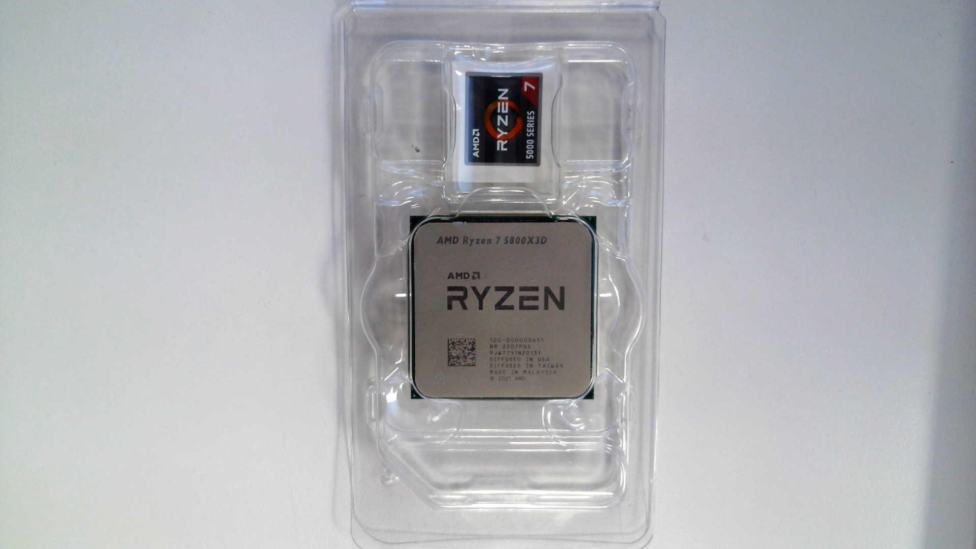 【美品】AMD Ryzen 7 5800X3D AMD Ryzen 7 R7 5800X3D AM4 3.4GHz 8-core 16Thr 105W- CPU