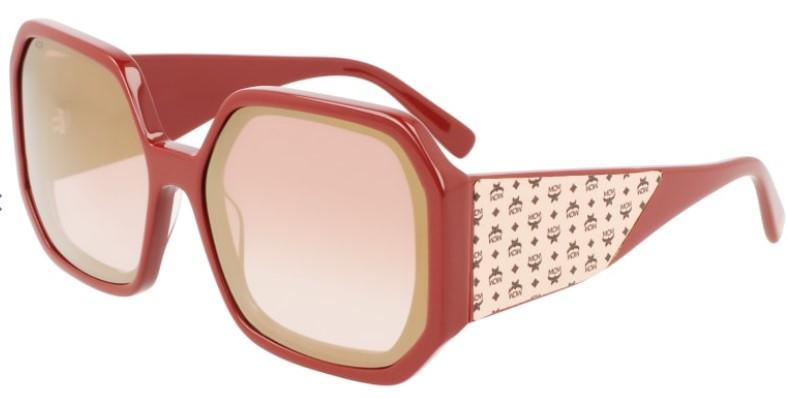 NEW MCM 709S 602 Burgundy Sunglasses with Viseto Temples  display picture 1