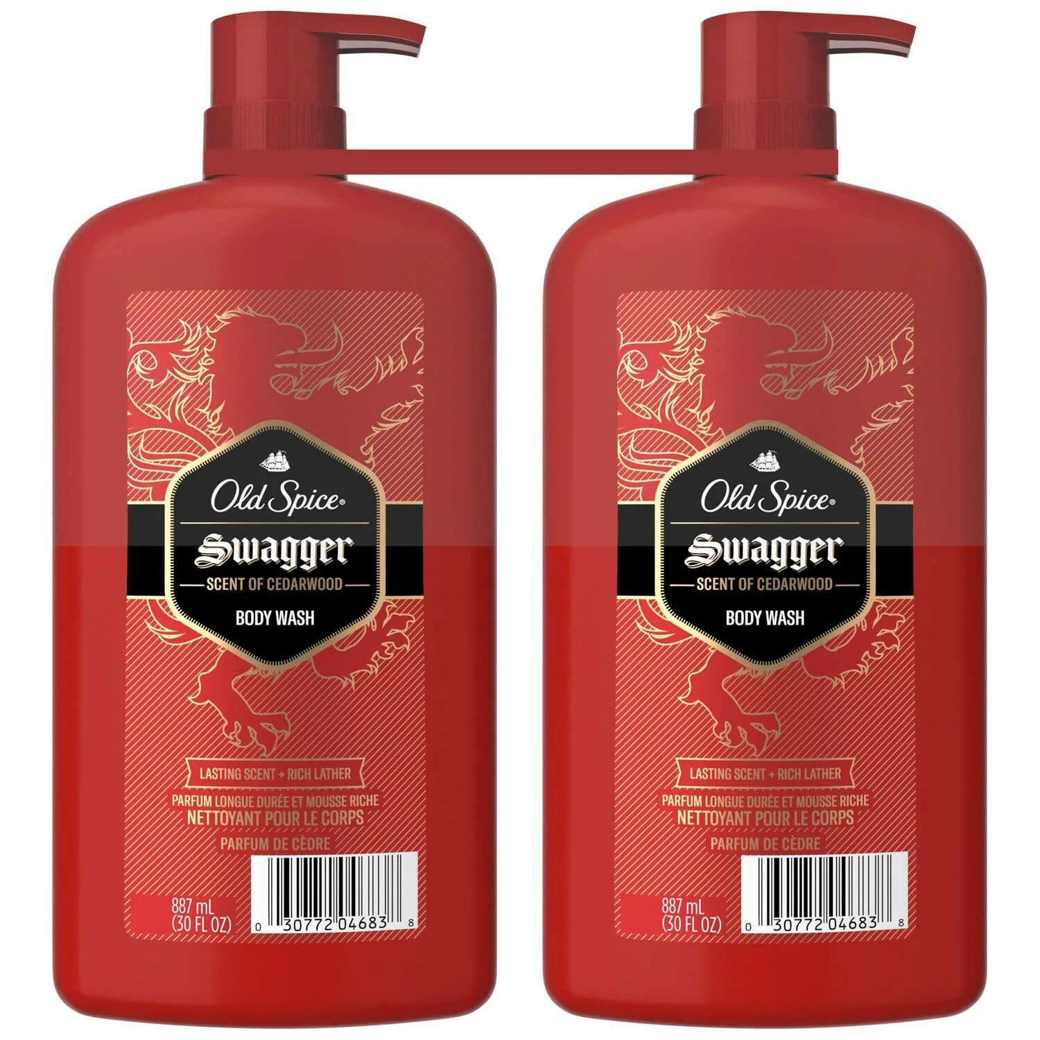 Old Spice Swagger Cedarwood 4本セット 25 Value) Old Spice Swagger Hair and Body Gift Set