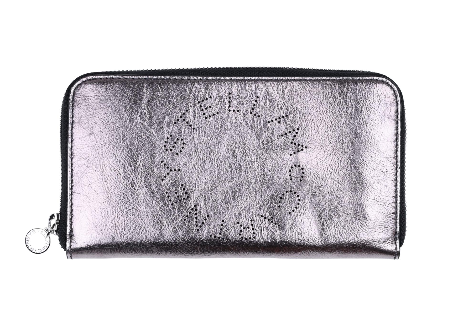 Stella Mccartney 300067 Zip Arroun Medium Logo Wallet