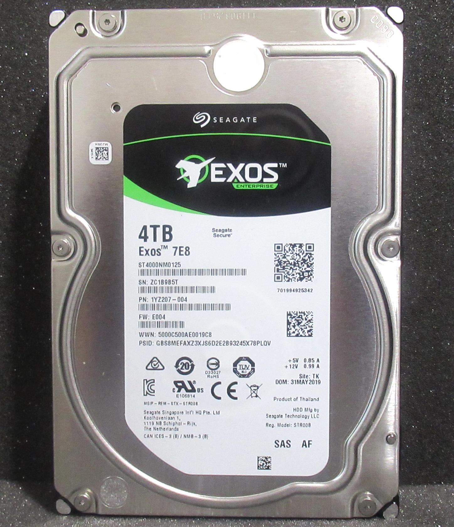 Seagate EXOS ST4000NM0125 4TB 7200RPM 12Gbps 3.5