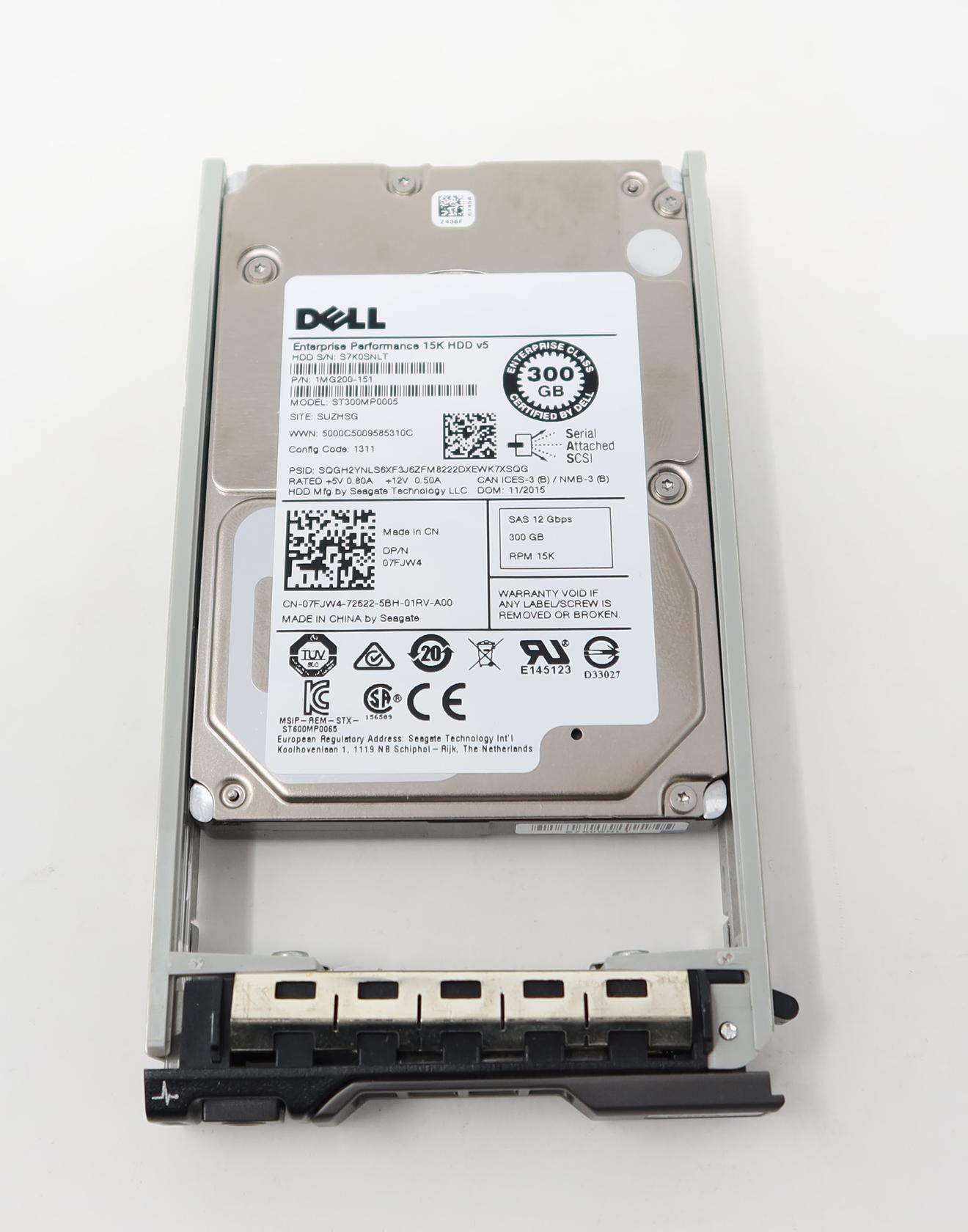 1MG200-151 Dell 300GB 15K SAS 12G SFF Hard Drive | eBay