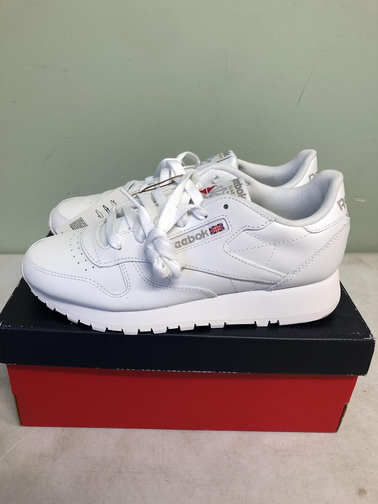 Reebok Unisex Classic Leather Sneaker White/Pure Grey GY0953 | eBay