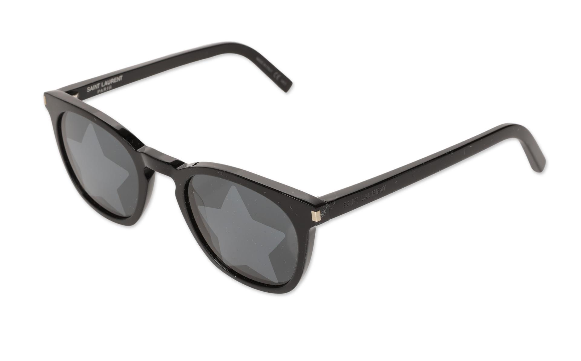 Saint Laurent 302669 Square Acetate Star-Lens Sunglasses