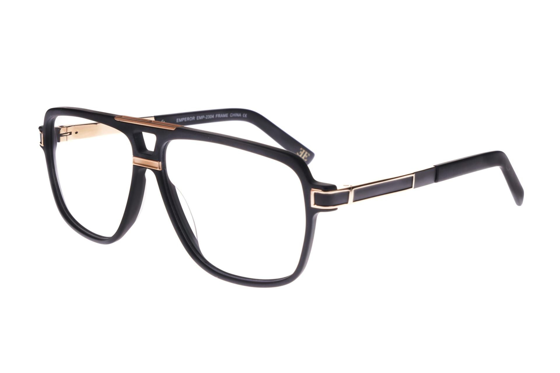 NEW EMPEROR EYEWEAR EMP-2304 Matte Black & Gold Eyeglasses 58/12/150 EMP 2301 – Eyemart Express main image 3