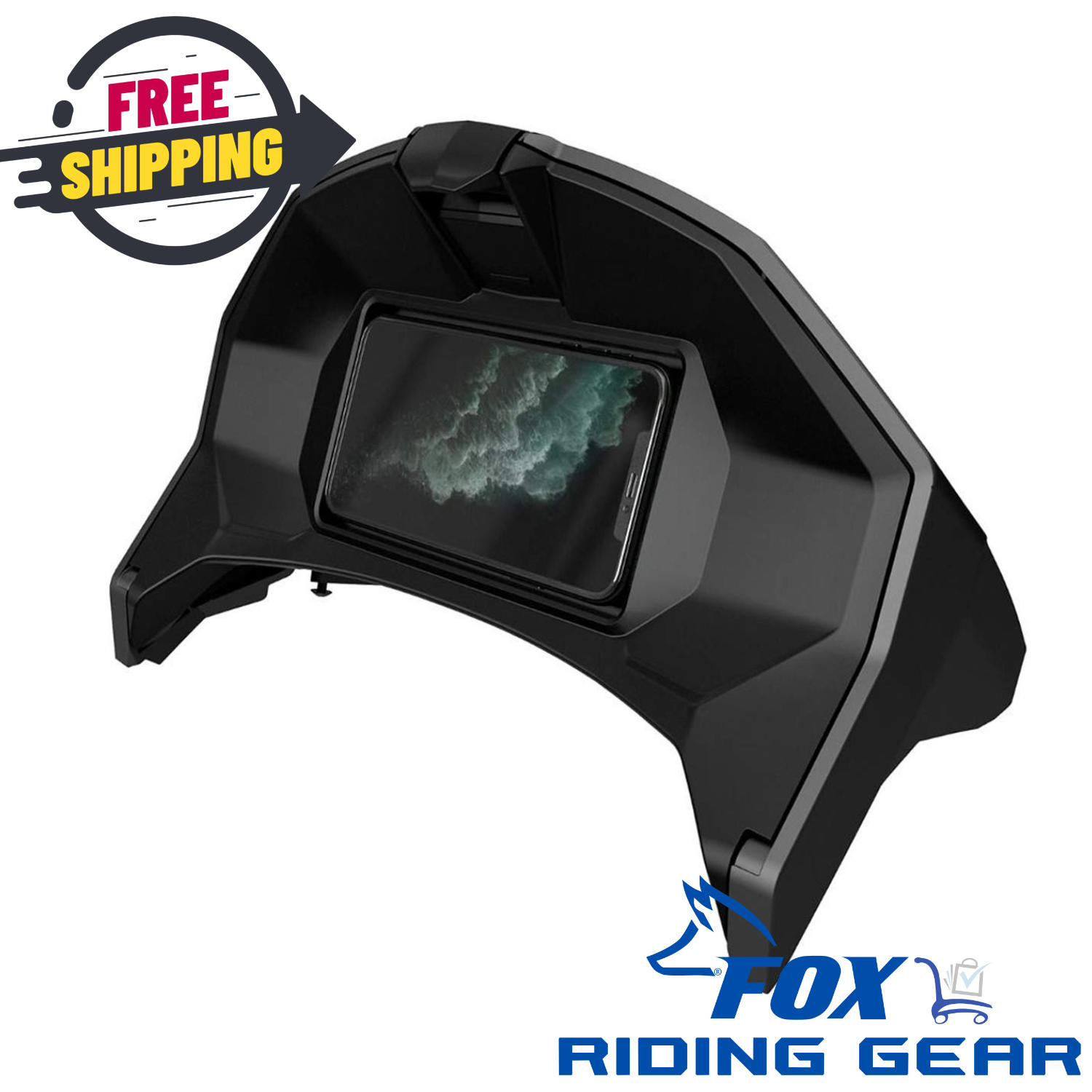 Ski-Doo New OEM, Black Glovebox Extension/Heated Cell Phone Holder
