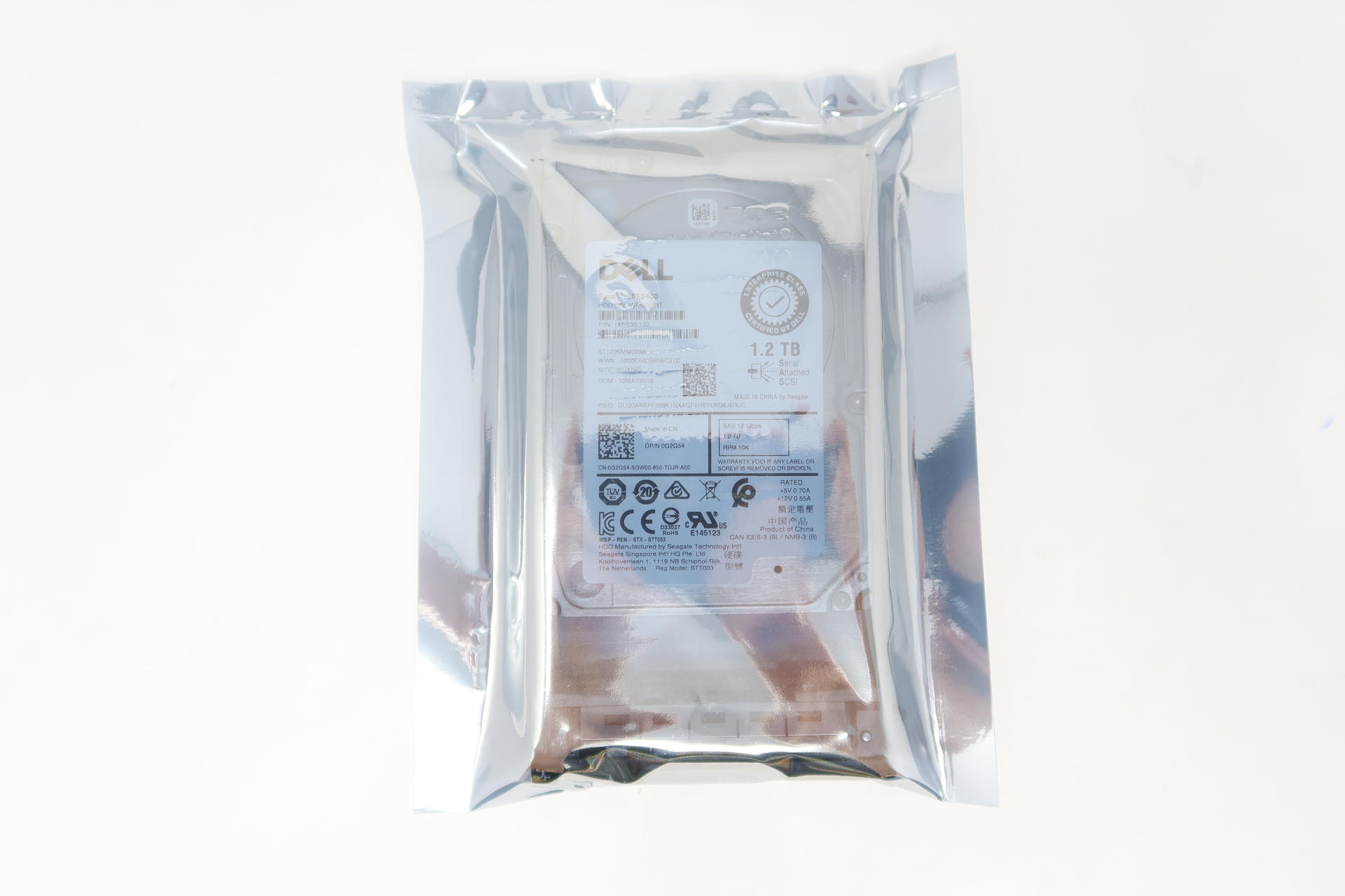G2G54 ST1200MM0099 Dell Poweredge G13 1.2TB 10KRPM 12G 2.5