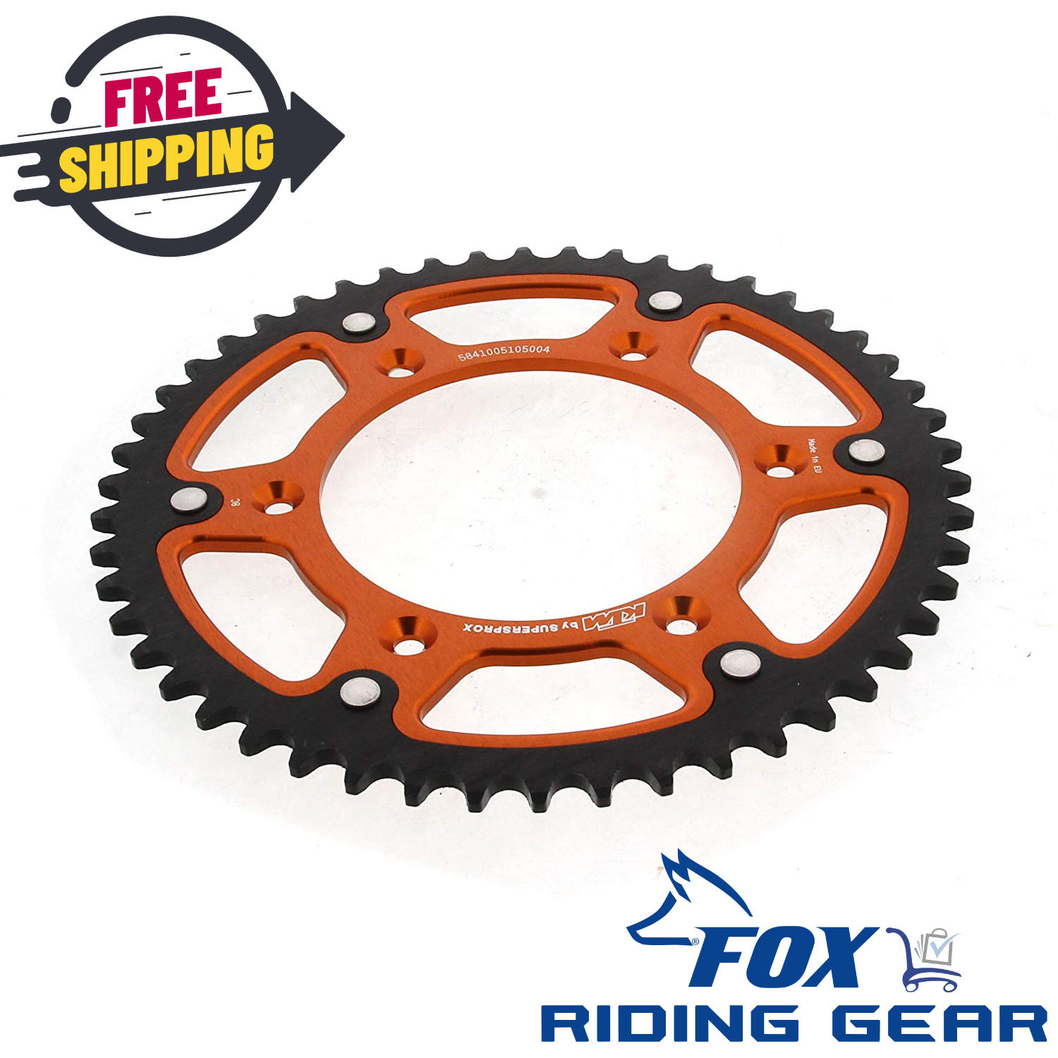 KTM Supersprox Stealth Rear Sprocket (Orange) 50T OEM
