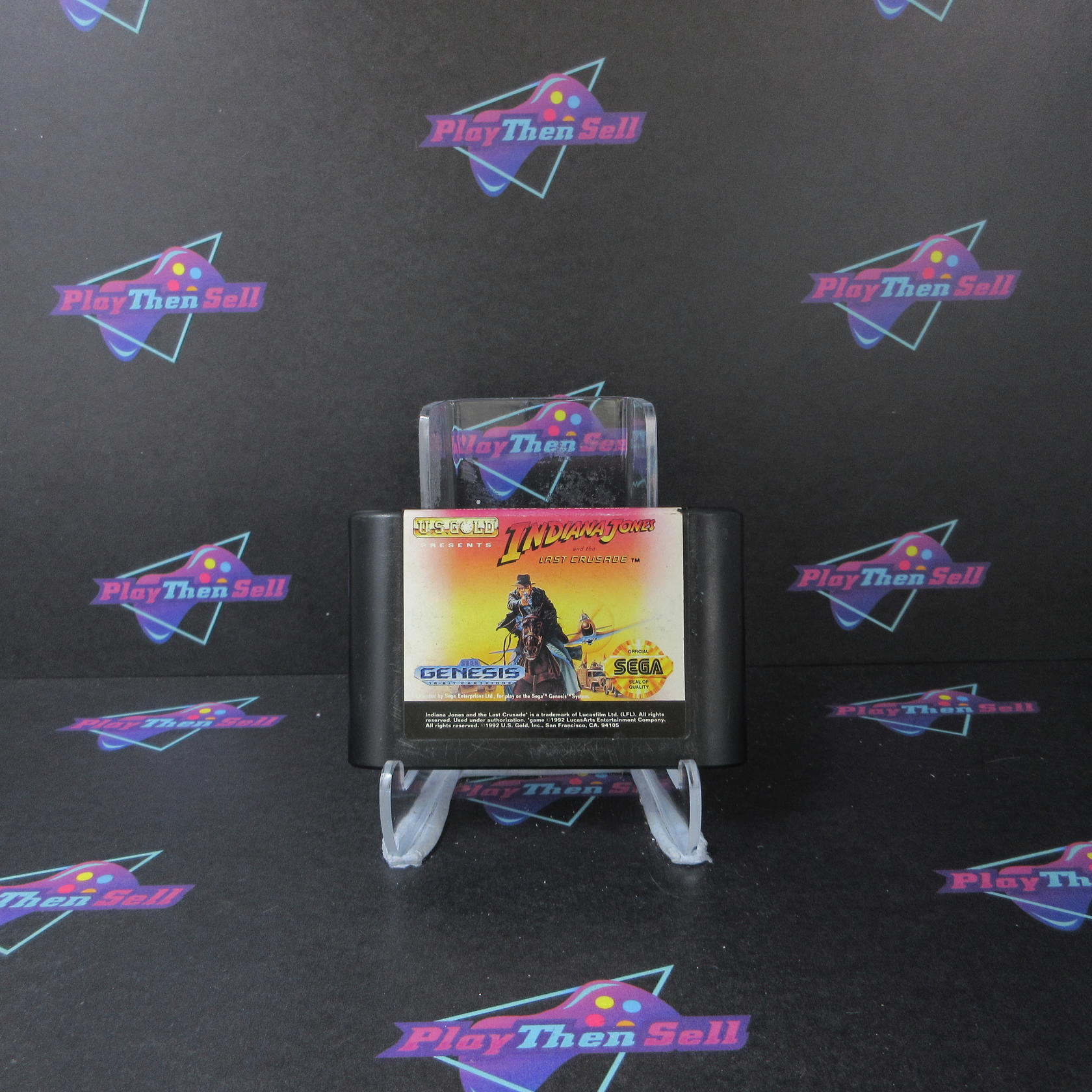 Indiana Jones and the Last Crusade Sega Genesis Cartridge Only AD
