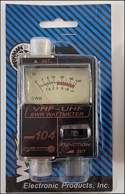 Workman 104 SWR Power Meter for VHF / UHF Ham / CB Radio New | eBay