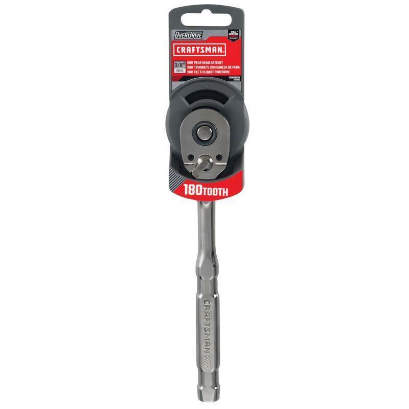 Craftsman OVERDRIVE 3/8 in. drive Pear Head Ratchet 180 teeth | eBay