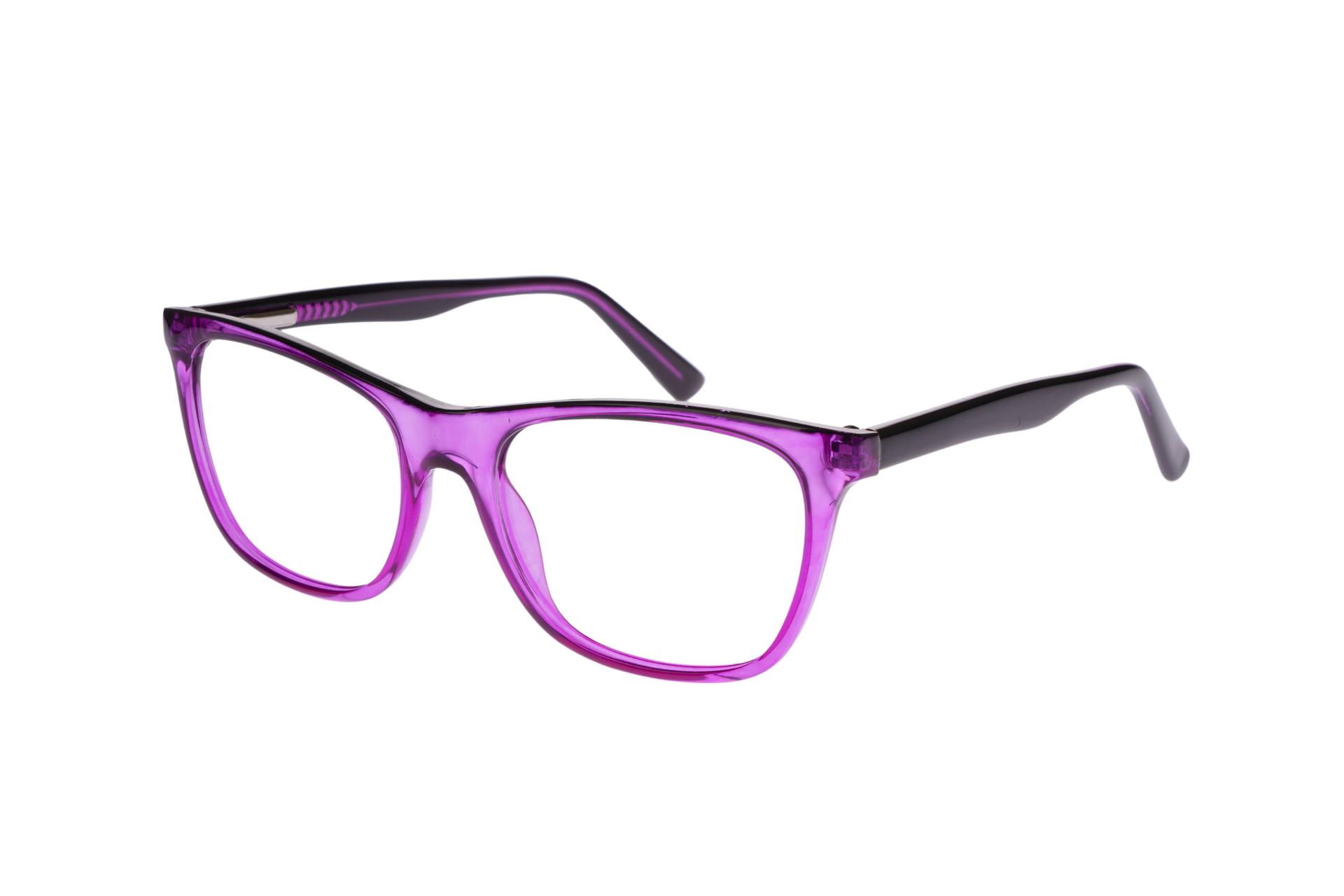 New CANNY VISION Crystal Purple & Black KENDALL Eyeglasses 