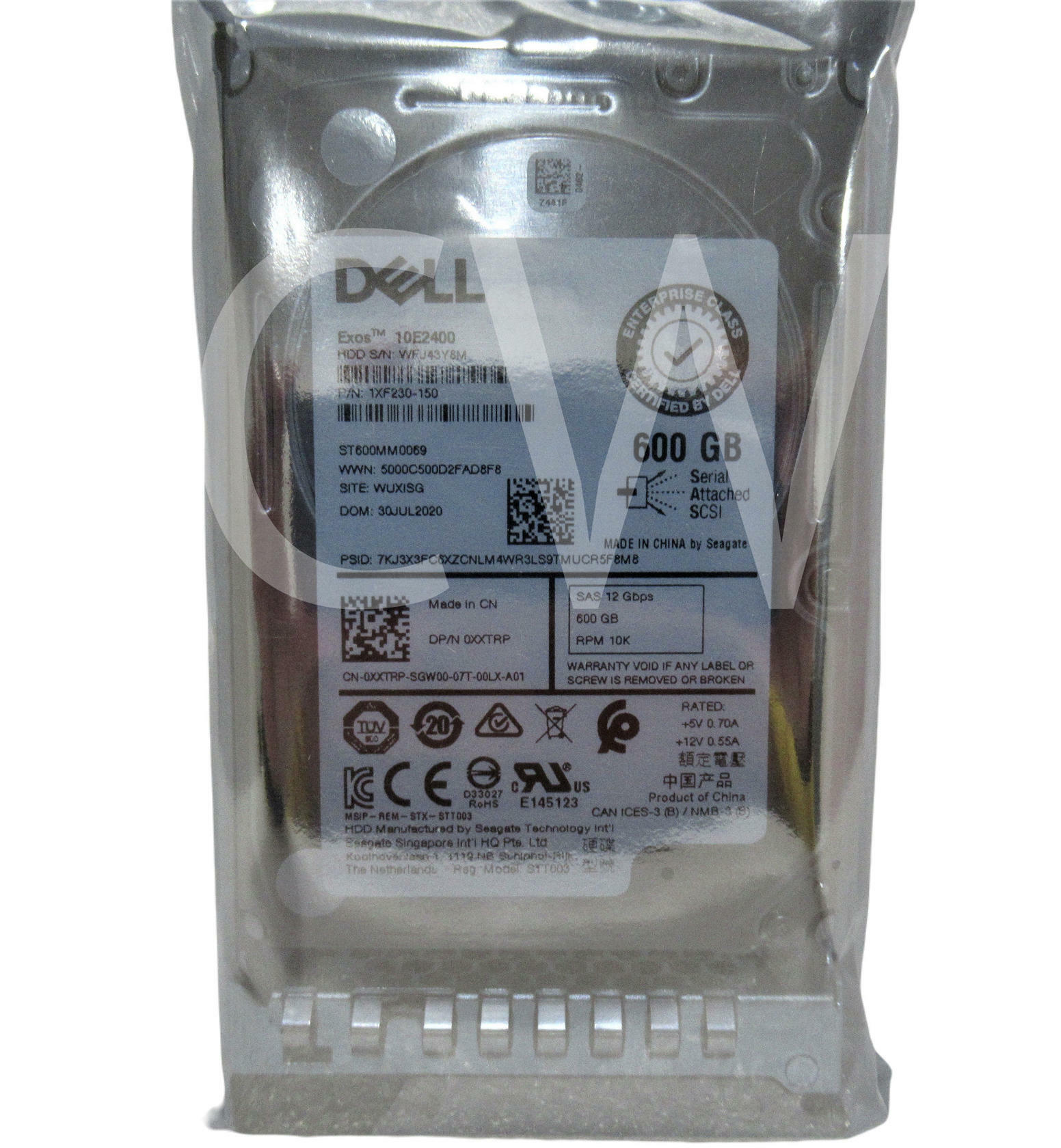 XXTRP ST600MM0069 Dell 600GB 10KRPM 12Gb 2.5