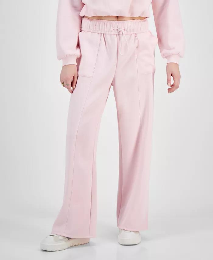 [ NERDY ]★24FW★韓国人気★WOMEN’S SOUFFLE WIDE SWEATPANTS ノルディ NERDY W'S SOUFFLE PIGMENT WIDE SWEATPANTS （KHAKI