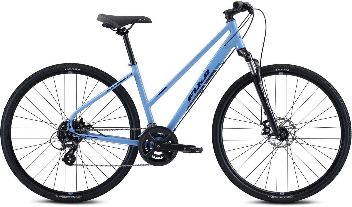 Fuji Traverse 1.5 ST Hybrid Commuter Bike - Large 19inch - Denim