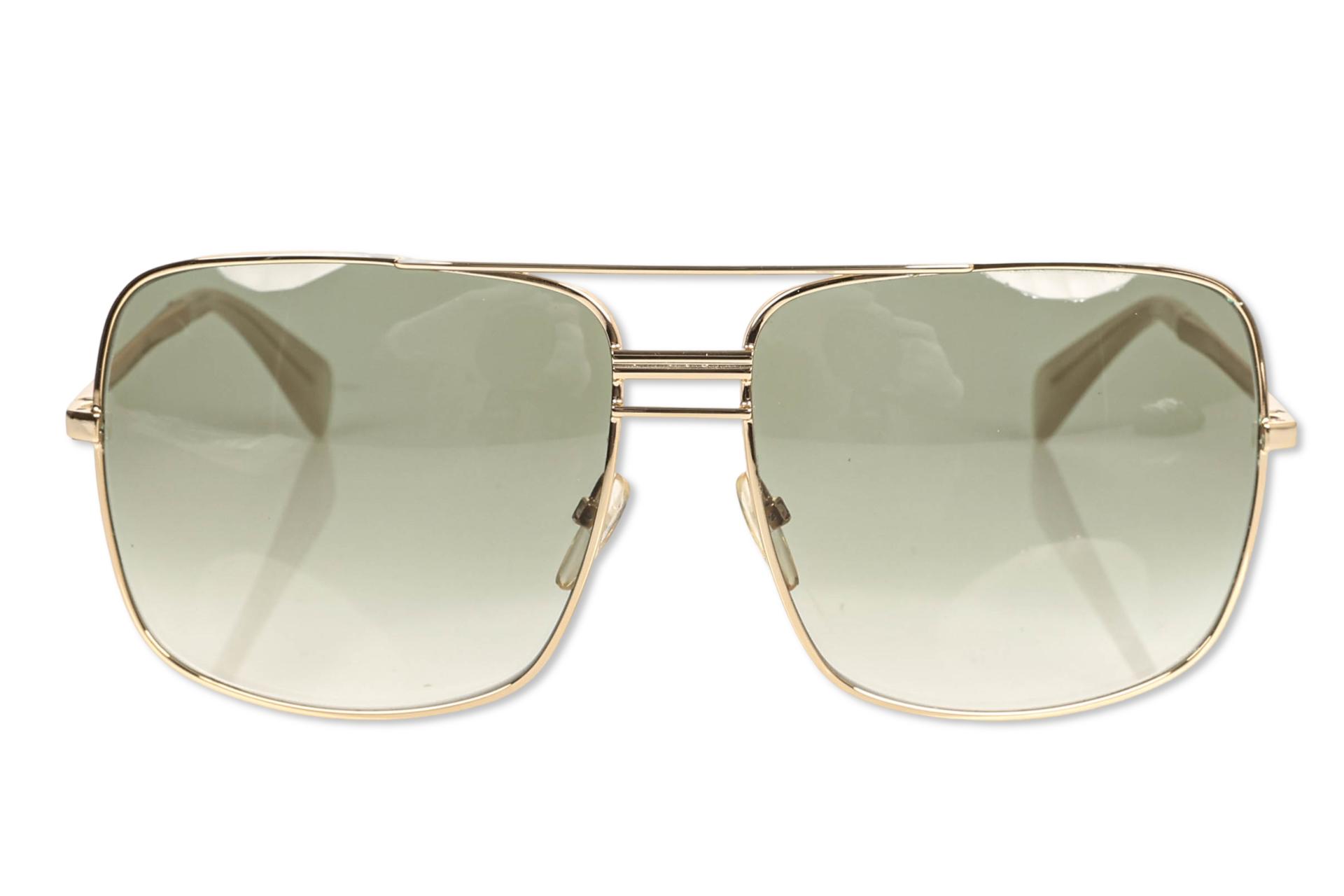 Celine Women's Metal Sunglasses CL 41808/S Gold Green Gradient