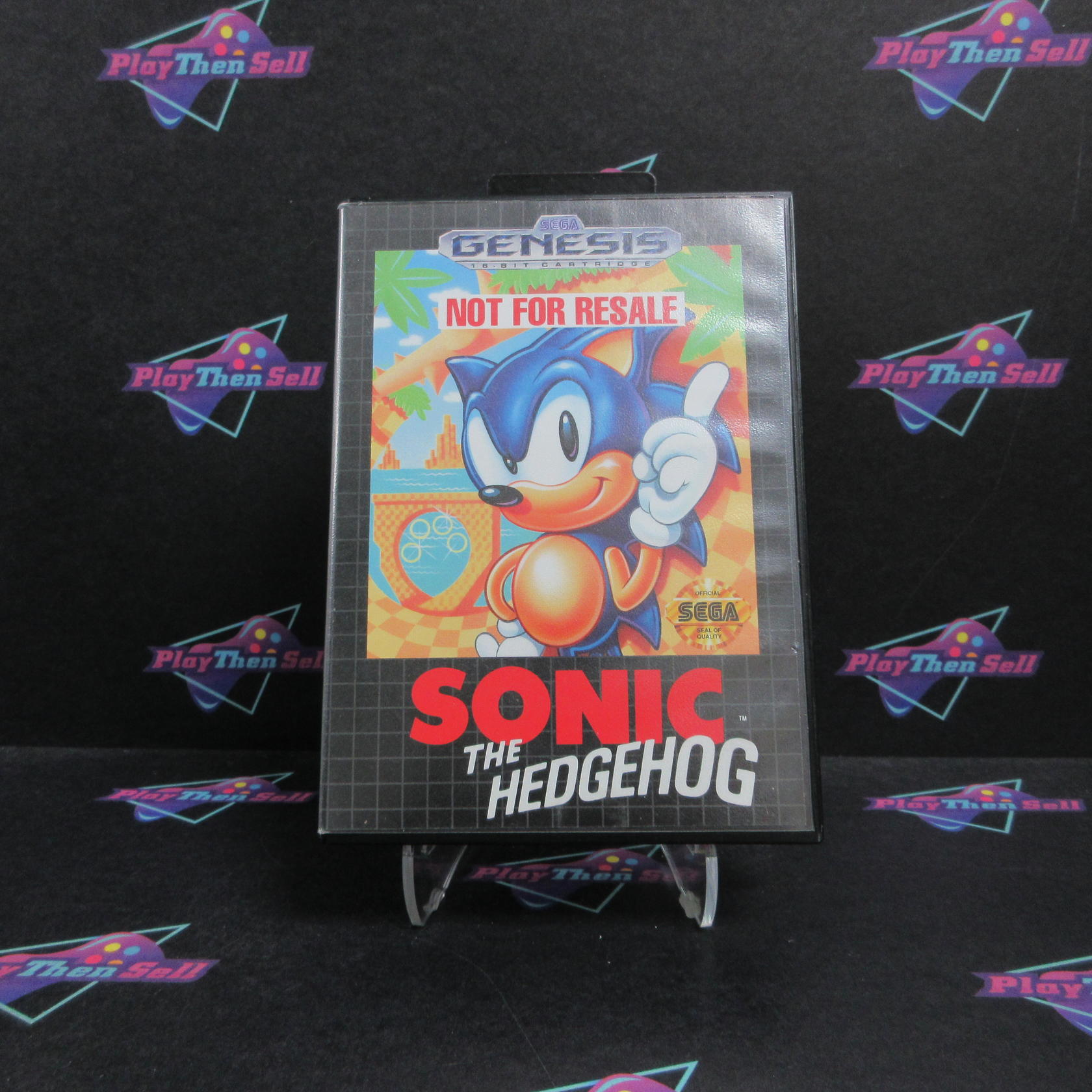 Sonic The Hedgehog Sega Genesis NFRS Complete - 1 Year Warranty EX