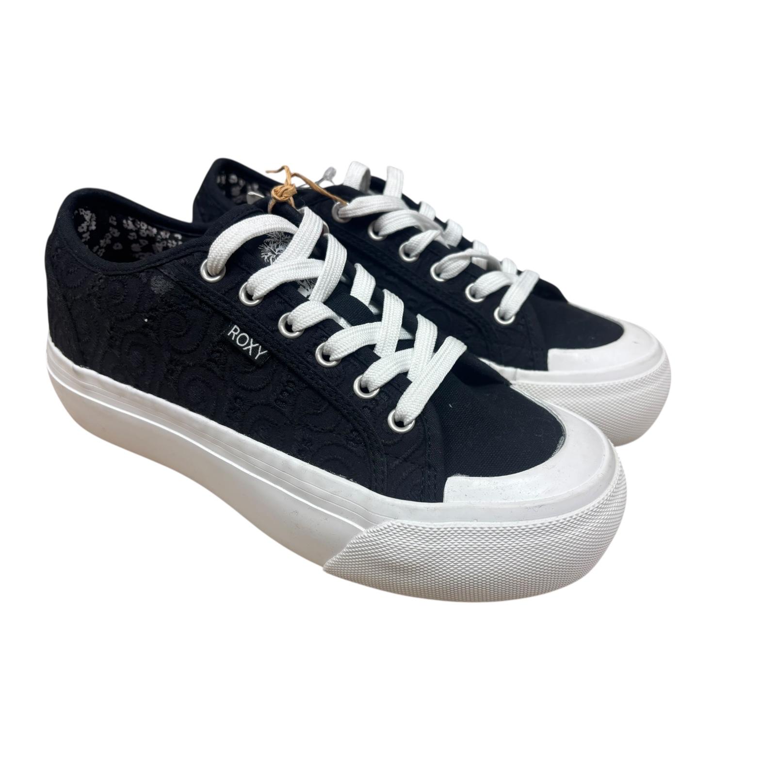 【 】New Roxy レディースPlatformスニーカー Amazon.com | Roxy Women's Sheilahh 2.0 Sneaker, Black, 5