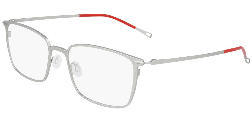New Airlock Pure P-4009 040 Matte Silver Titanium Eyeglasses  display picture 3