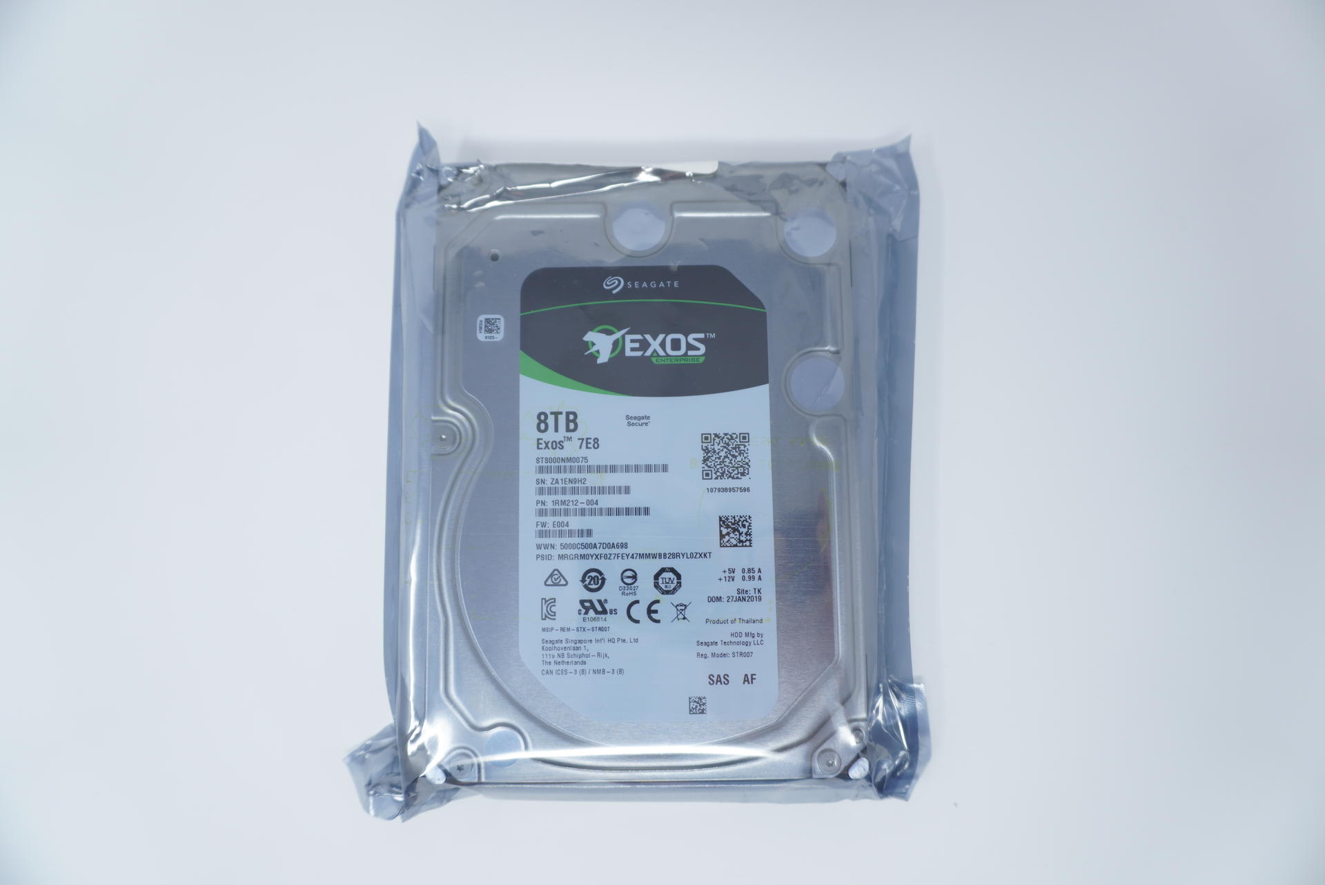 Seagate ST8000NM0075 8TB 7.2K RPM 12Gb/s 3.5