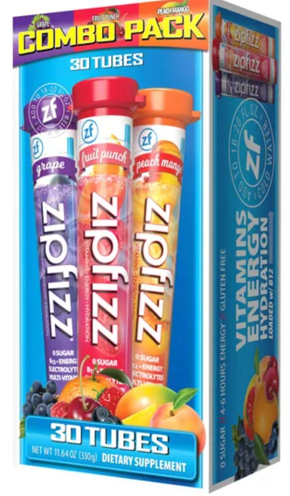 Zipfizz Healthy Energy Drink Mix, Hydration with B12 and Multi