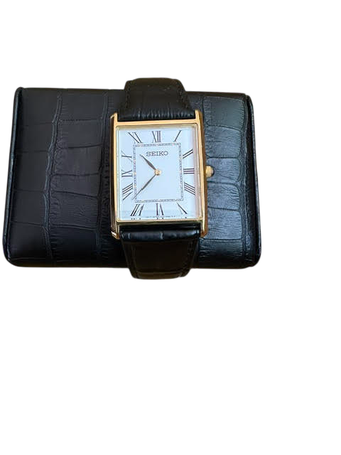 Seiko Essentials Quartz White Dial Men Watch SWR052-New No Box