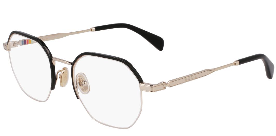 眼鏡(ポールスミス) New PAUL SMITH PS-24113 720 Black & Gold LOVELL Eyeglasses 51/21