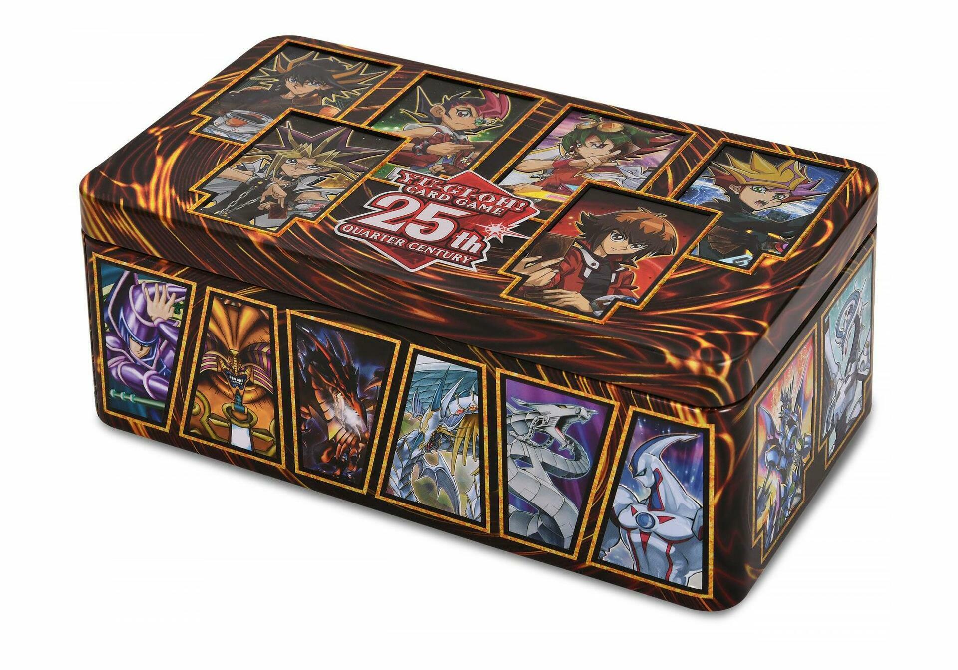 yugioh 25th anniversary mega tin card list Yu-Gi-Oh! Trading Card Game Tin of Dueling Heroes 25th Anniversary main image 0